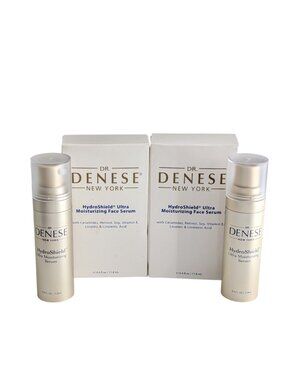 Dr. Denese HydroShield Ultra Moisturizing Face Serum .4 oz Lot of 2 New with Box